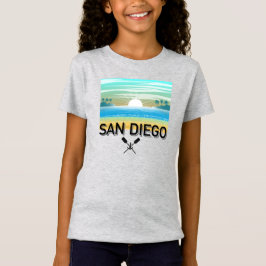 San Diego Design - Girls' Fine Jersey T - Shirt