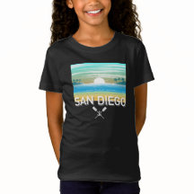 San Diego Design - Girls' Fine Jersey T - Shirt