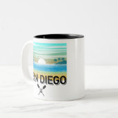 San Diego Design - Klassische Tasse (Vorderseite Links)