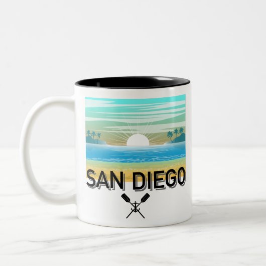 San Diego Design - Klassische Tasse (Links)