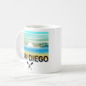 San Diego Design - Klassische Tasse (Vorderseite Links)