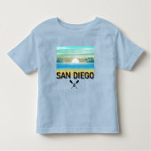 San Diego Design - Kleinkind Fine Jersey T - Shirt (Vorderseite)