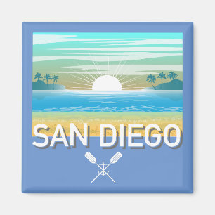 San Diego Design - Square Magnet