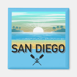 San Diego Design - Square Magnet