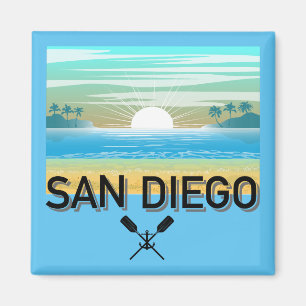 San Diego Design - Square Magnet