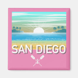 San Diego Design - Square Magnet