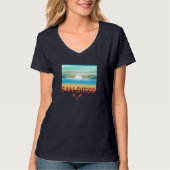 San Diego Design - Women's Basic V-Neck T - Shirt (Vorderseite)