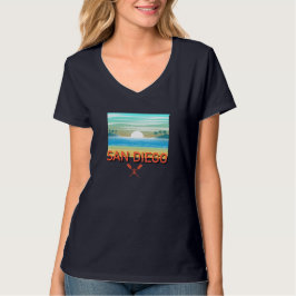 San Diego Design - Women's Basic V-Neck T - Shirt
