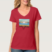 San Diego Design - Women's Basic V-Neck T - Shirt (Vorderseite)