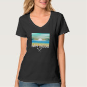 San Diego Design - Women's Basic V-Neck T - Shirt (Vorderseite)