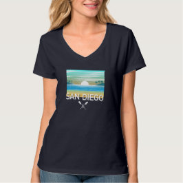 San Diego Design - Women's Basic V-Neck T - Shirt