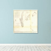 San Diego Eingang Leinwanddruck (Insitu (Holzboden))