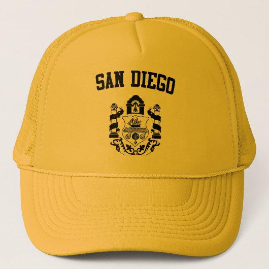 San Diego Emblem Truckerkappe (Vorderseite)
