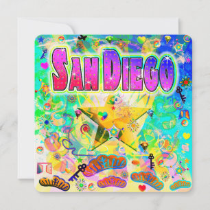 San Diego Epoch Hour Holiday Card Feiertagskarte