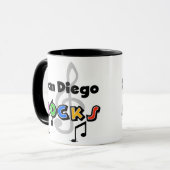 San Diego Felsen Tasse (Vorderseite Links)