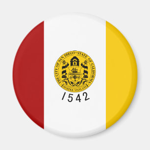 San Diego Flag Magnet