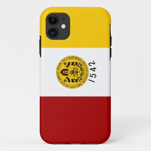 San Diego Flagge Case-Mate iPhone Hülle (Rückseite)