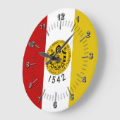 San Diego-Flagge Große Uhr (Winkel)