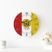 San Diego-Flagge Große Uhr (Zuhause)