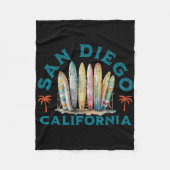 San Diego Fleecedecke (Vorderseite)