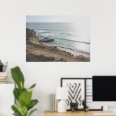 San Diego Foto Torrey Pines Beach Große Printwerbu Poster (Heimbüro)