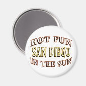 San Diego Fun Magnet (Vorderseite/Rückseite)
