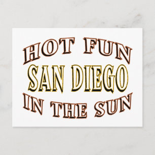 San Diego Fun Postkarte