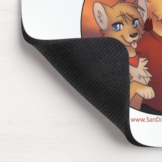 San Diego Furries Mousepad (Ecke)