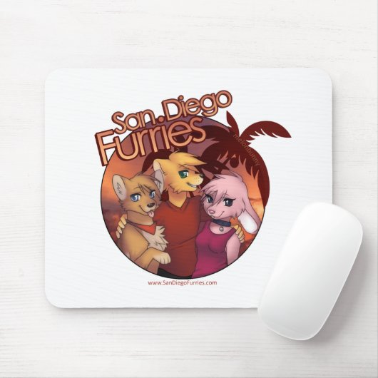 San Diego Furries Mousepad (Mit Mouse)