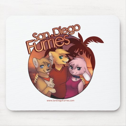 San Diego Furries Mousepad (Vorne)