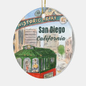 San Diego Gaslamp Quarter Ornament (Links)