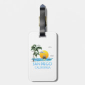 San Diego Gepäckanhänger (Rückseite vertikal)