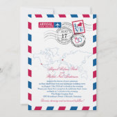 San Diego & Germany Heart Wedding Einladung (Vorderseite)