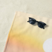 San Diego Golden Ocean Sunset Custom Strandtuch (Beispiel)