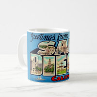 San Diego Gruß Postkarten Tasse