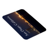 San Diego Hafen nachts Magnet (Rechte Seite)
