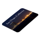 San Diego Hafen nachts Magnet (Linke Seite)