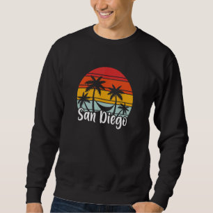 San Diego Hängematte Sommerurlaub Ferien Palme Sweatshirt