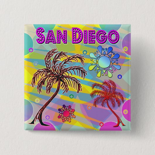 San Diego Happy and Hope Button (Vorderseite)