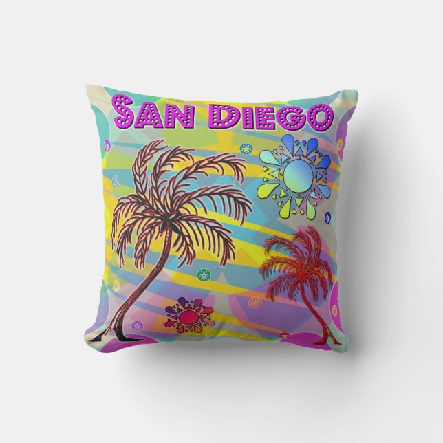 San Diego Happy and Hope Pillow Kissen (Vorderseite)