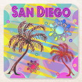 San Diego Happy and Hope Untersetzer (Vorderseite)