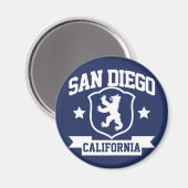 San Diego Heraldry Magnet (Vorderseite/Rückseite)