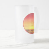 San Diego Herbstfarben Mattglas Bierglas (VorderseiteRechts)