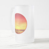 San Diego Herbstfarben Mattglas Bierglas (Vorderseite Links)