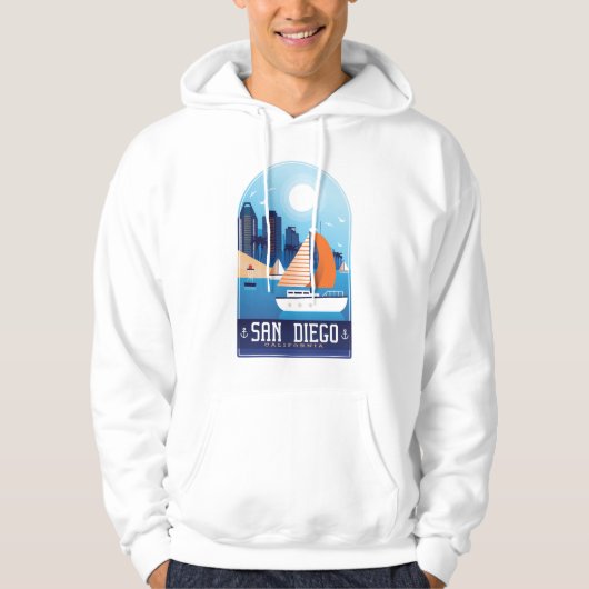 San Diego Hoodie (Vorderseite)