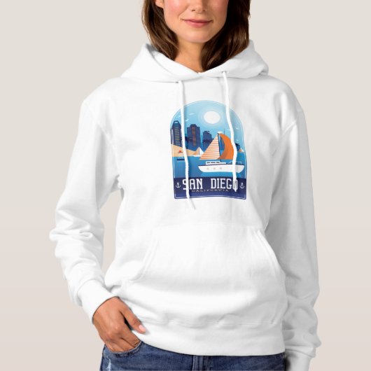 San Diego Hoodie (Vorderseite)