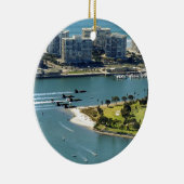 San Diego Hornissen Keramik Ornament (Rechts)