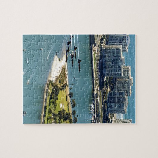 San Diego Hornissen Puzzle (Horizontal)