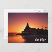 San Diego Hotel del Coronado Postkarte (Vorne/Hinten)