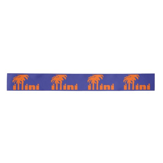 San Diego Illini Ribbon Satinband (Vorderseite)